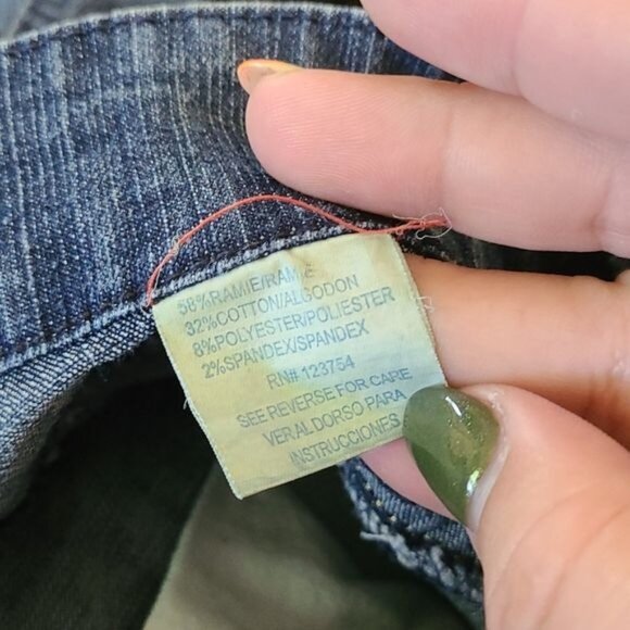 HIP Jeans Size 7 Jean Bermuda Shorts - Picture 7 of 7